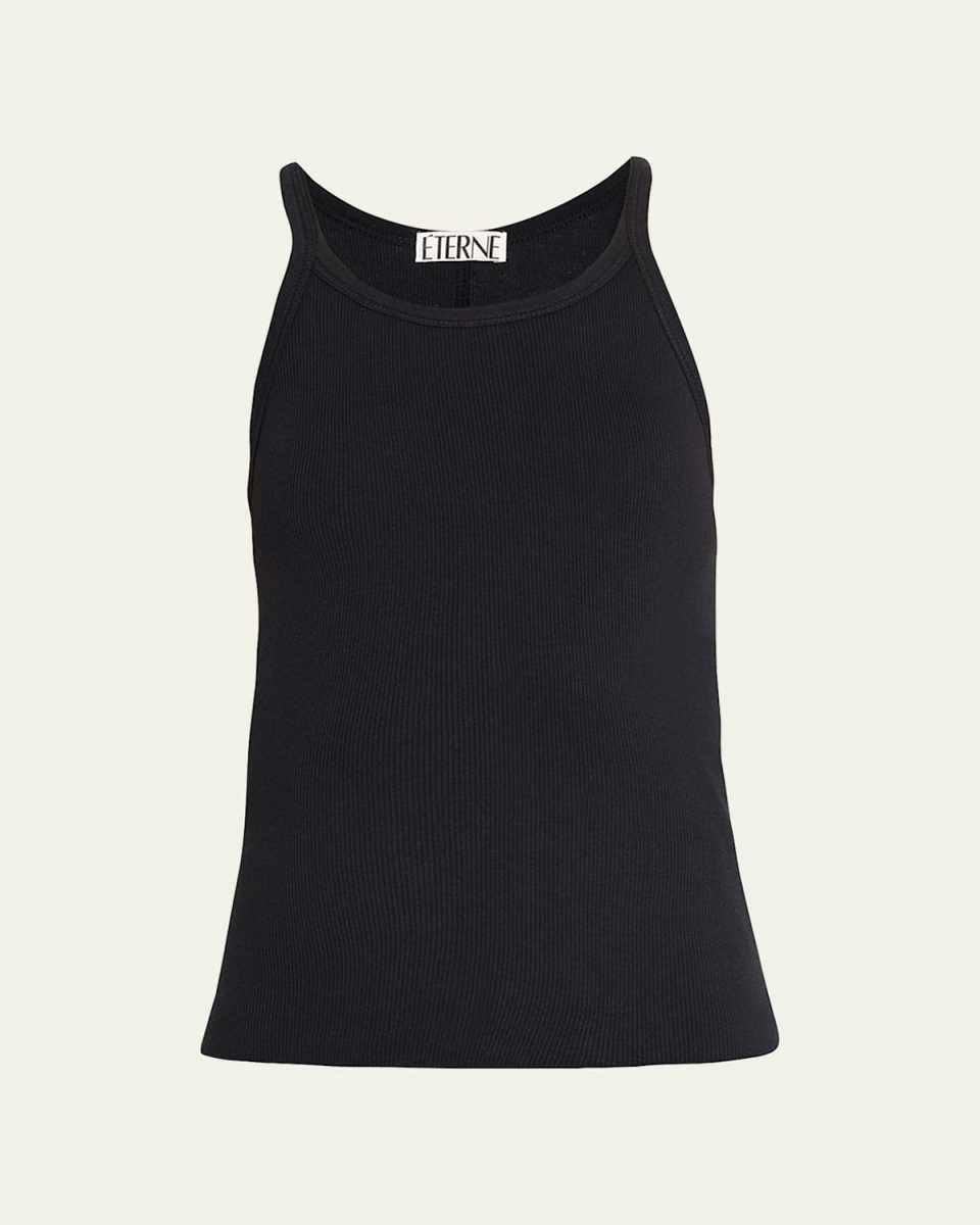Cropped Rib Tank Top